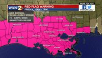Red Flag Warning issued, burning not advised on Friday