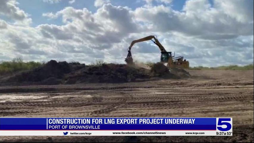 Construction for Port of Brownsville LNG export site underway