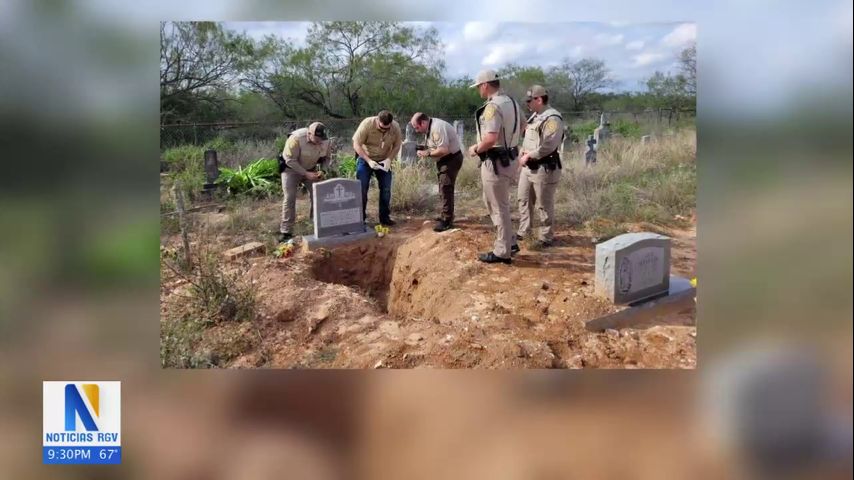 Profanan una tumba de más de 50 años en el condado Starr