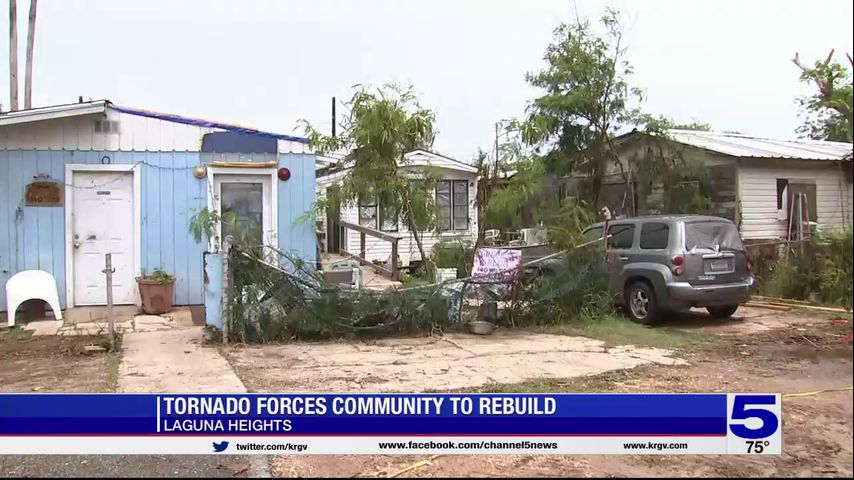Tornado forces Laguna Heights community to rebuild
