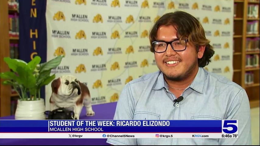 Student of the Week: Ricardo Elizondo