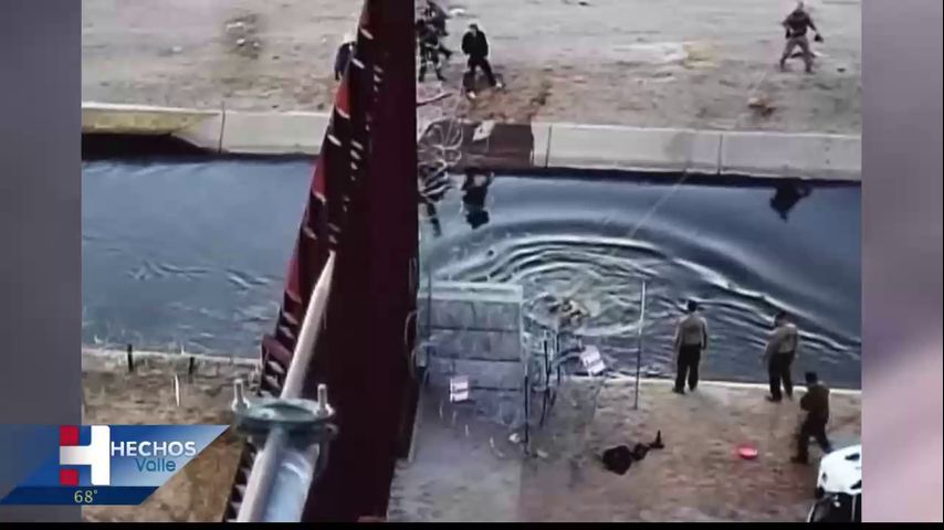 Rescatan a un padre y a su hijo a punto de morir en las aguas de un canal