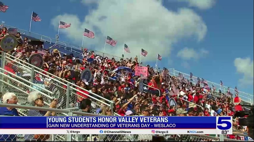 Weslaco ISD students honor Valley veterans