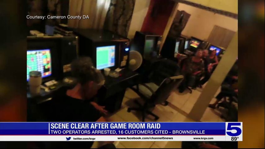 Two men arrested following raid at game room found inside Brownsville home