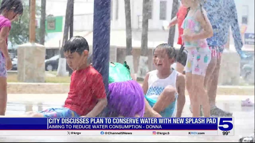 New Donna splash pad to help water conservation efforts