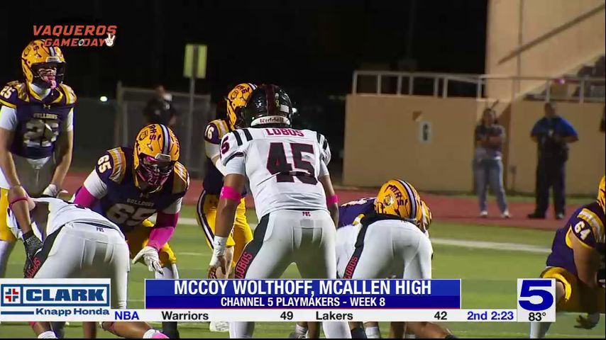 Playmakers - Week 8 of 2025 Valley High School Football