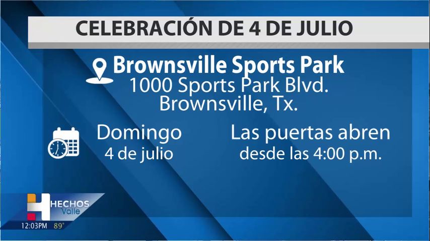 Brownsville le invita a celebrar el 4 de julio con su espectacular evento de fuegos pirotécnicos 