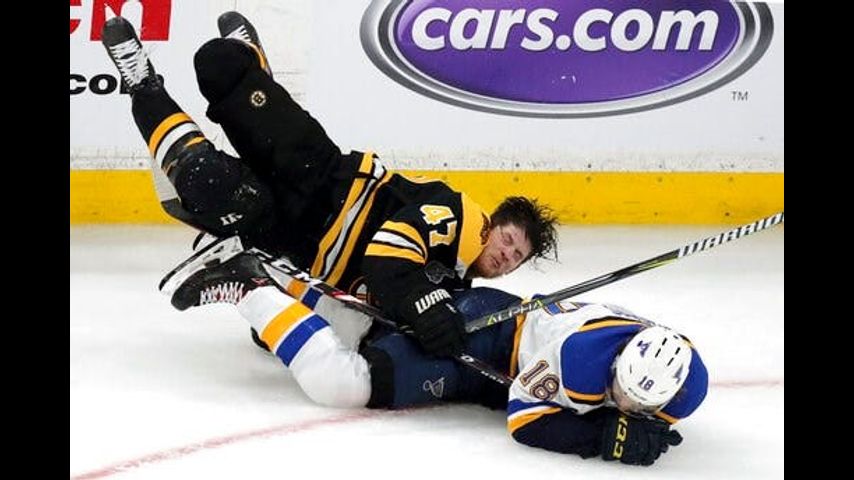 Krug's old-school helmetless shift may be among NHL's last