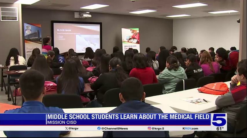 Mission CISD students learn about the medical field through STHS conference