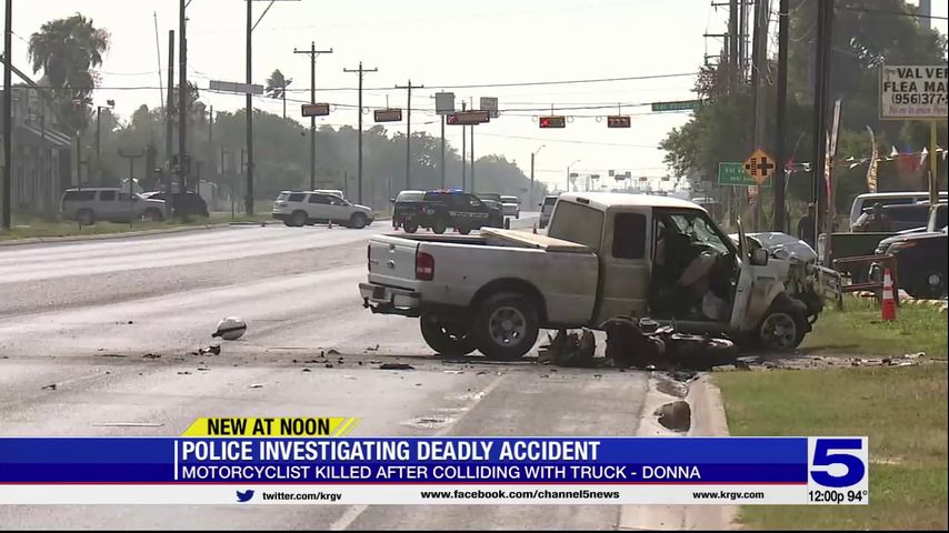 Motorcyclist identified in deadly Donna crash