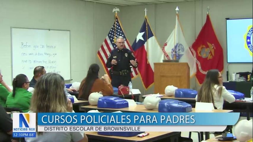 Browsnville ISD ofrece cursos policiales para padres de familia