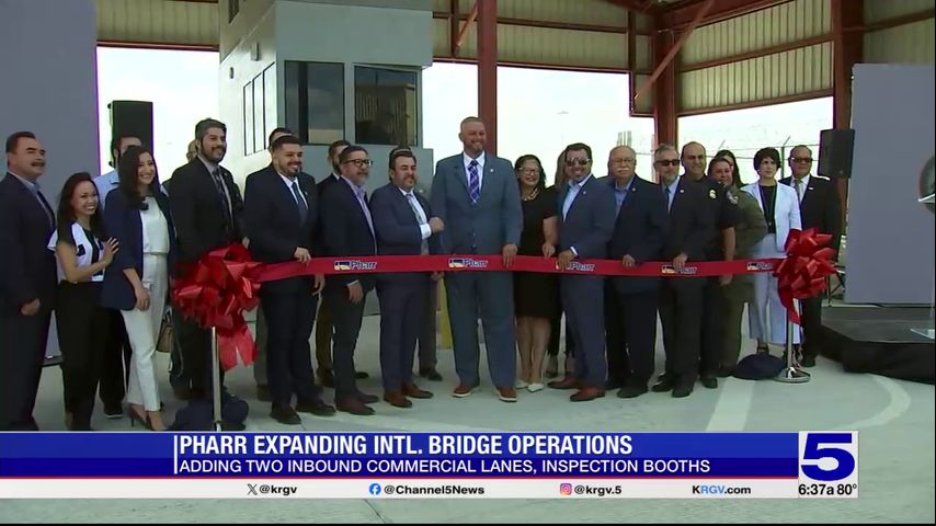 City of Pharr expanding international bridge operations