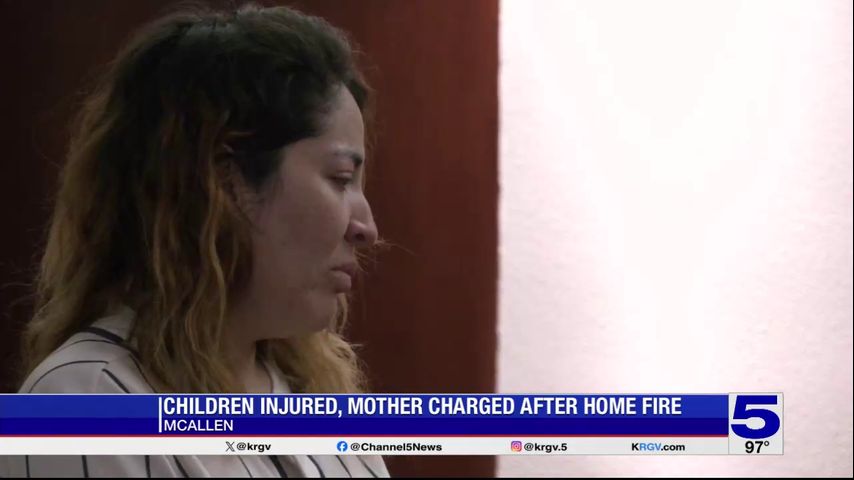 Mother barred from contacting children after McAllen house fire hospitalizes them