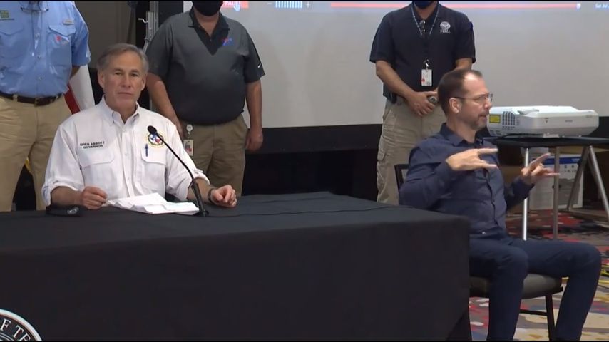 Watch Live: Texas Gov. Greg Abbott holds news conference on Hurricane Hanna