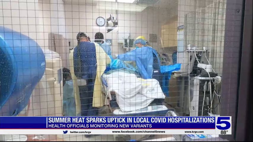 Summer heat sparks uptick in local COVID hospitalizations