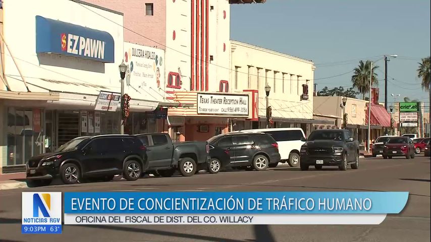 Condado Willacy será anfitrión de un evento nacional de concientización sobre la trata de personas.