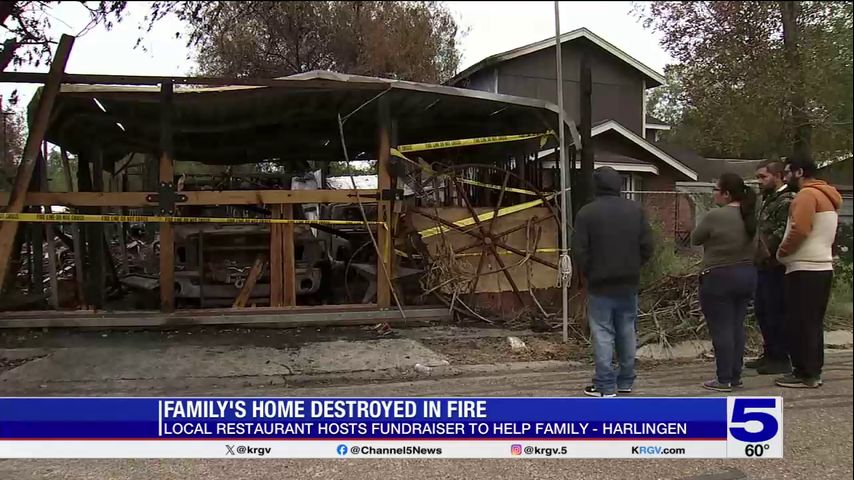Harlingen restaurant to hold fundraiser after family loses home in fire