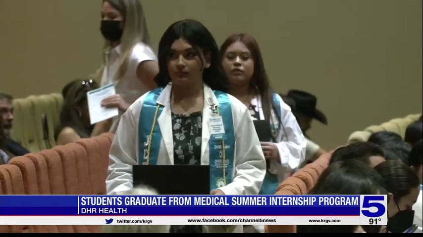 Students graduate from medical summer internship program at DHR Health