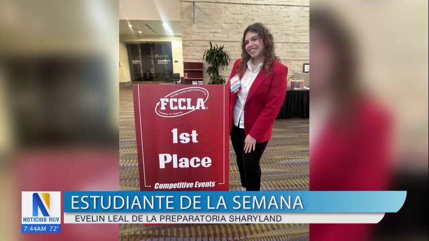 Estudiante de la semana: Evelin Leal de Sharyland High School