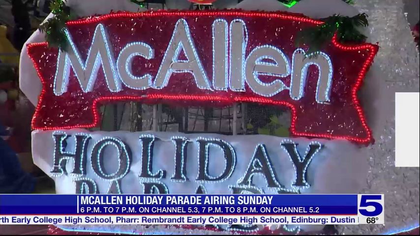 McAllen Holiday Parade to reair on Sunday