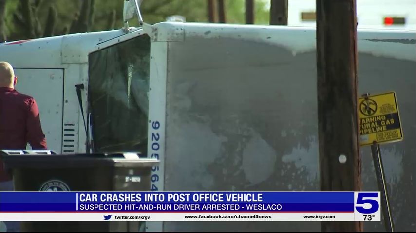 Woman arrested in connection with hit-and-run crash involving USPS vehicle