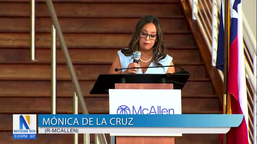 Congresista Mónica de la Cruz se reúne con empresarios y funcionarios locales en McAllen