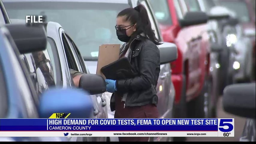 FEMA to open COVID-19 testing site at Brownsville Sports Park