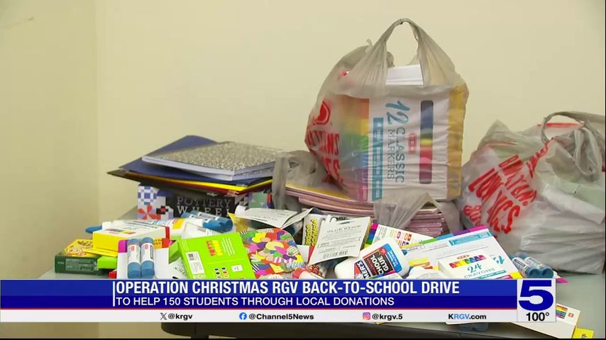 Operation Christmas RGV to help 150 students through back to school drive