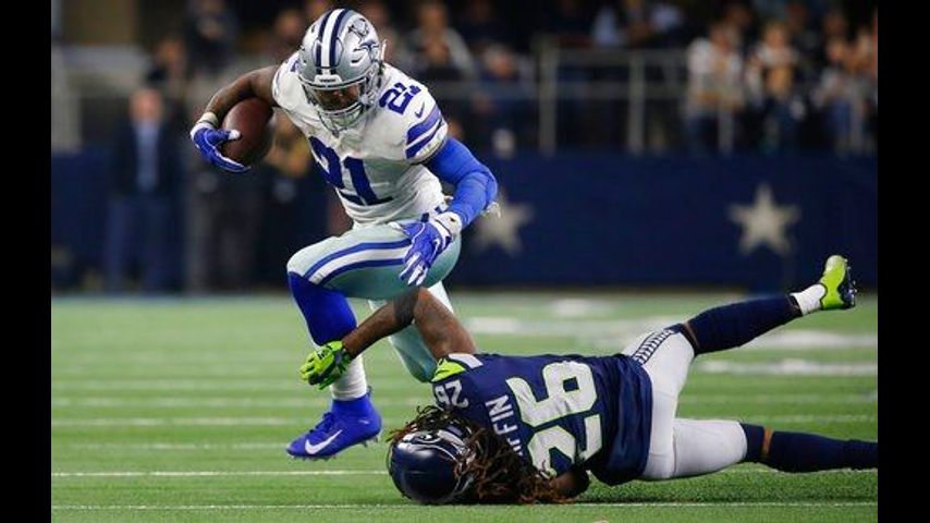 Elliott, Cowboys power past Seahawks for 24-22 wild-card win