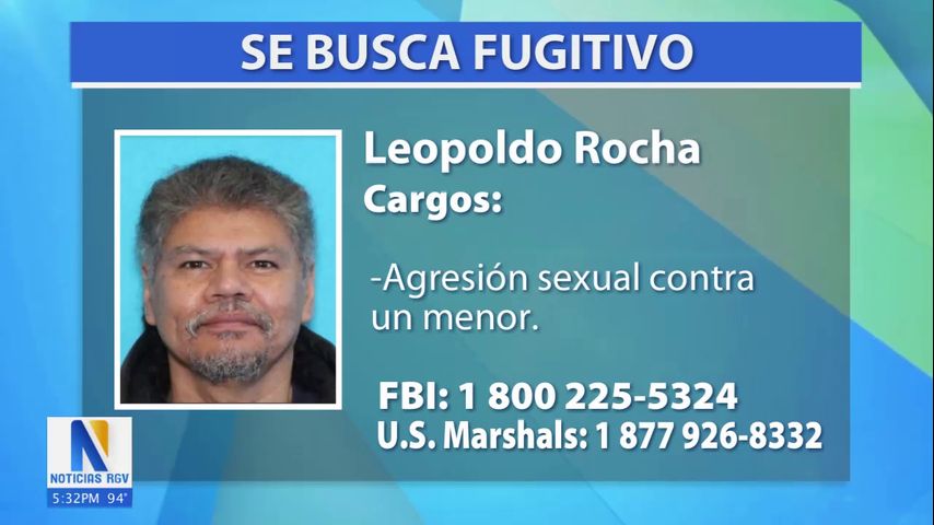 Autoridades buscan a fugitivo investigado por agresión sexual a un menor