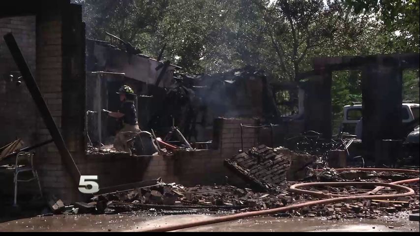 Mercedes Elderly Couple's Home Destroyed by Possible Lightning Strike