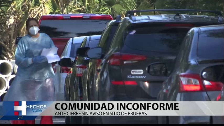 Comunidad inconforme ante cierre sin aviso en sitio de pruebas