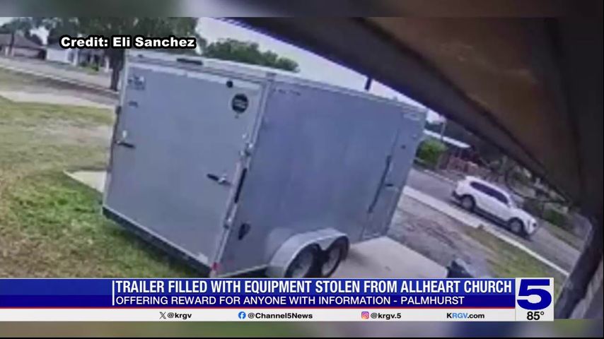 Equipment stolen from Palmhurst mobile church