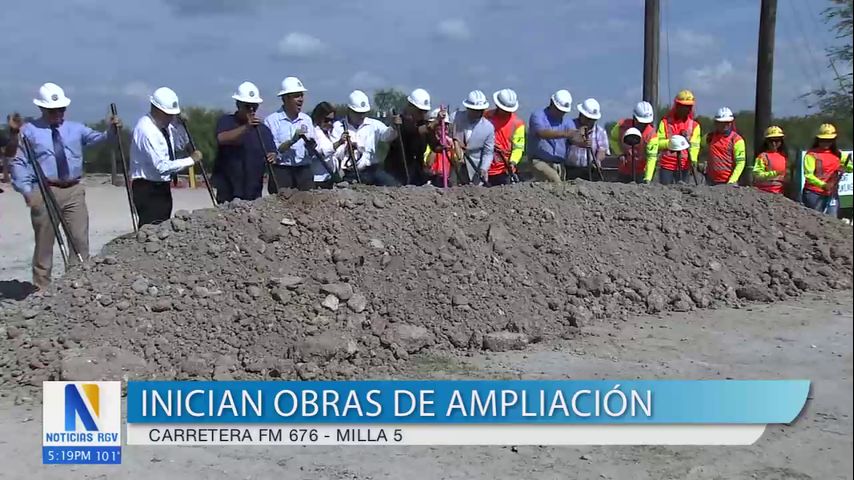 Inician obras de ampliacion de carretera FM 676