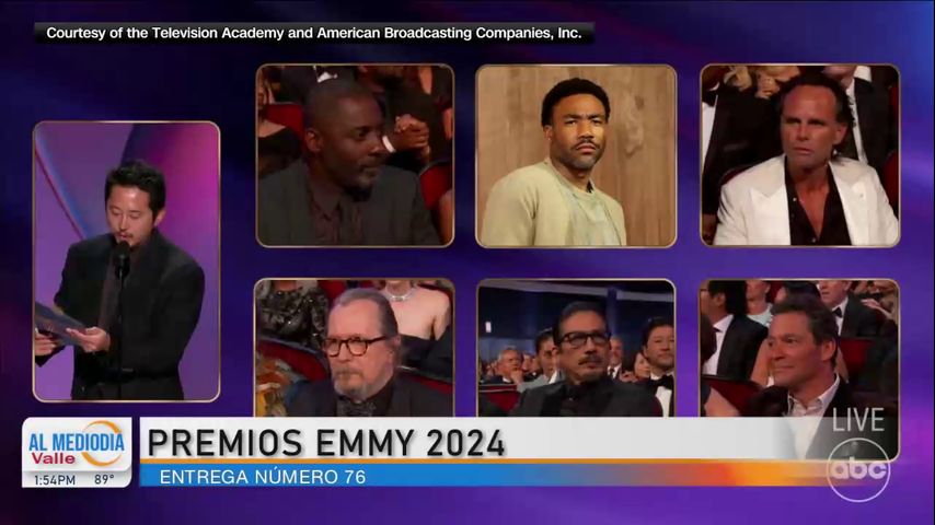 Realizan entrega número 76 de los premios Emmy