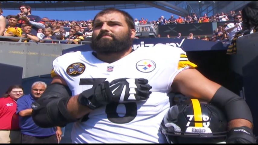 Alejandro Villanueva T-Shirt - Standing for The National Anthem