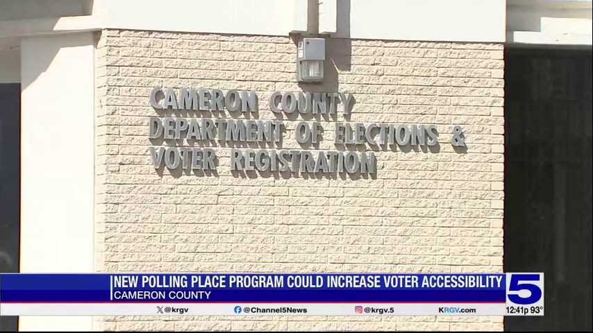 New polling place program could increase voter accessibility in Cameron County