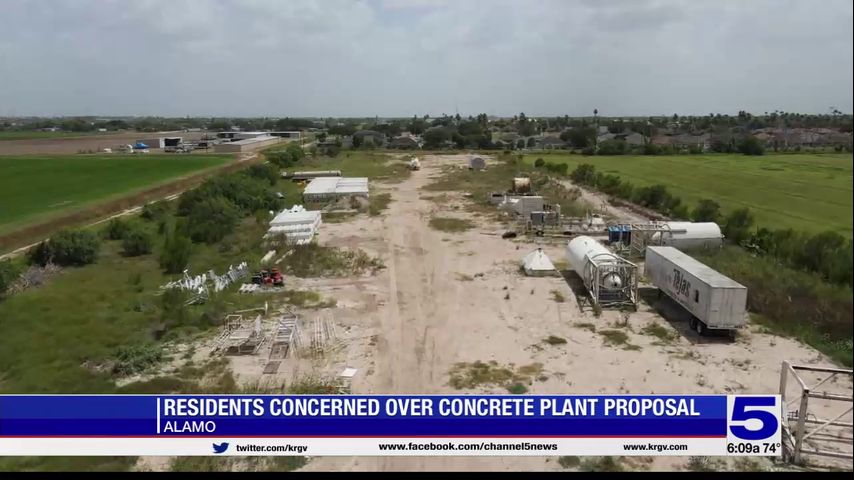 Proposed Alamo concrete plant means pollution worries for neighbors and school