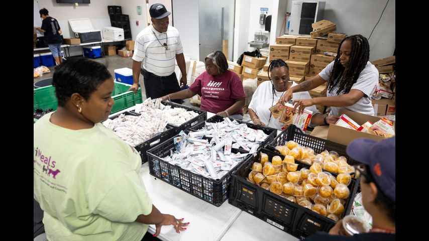 Houston community groups strain to keep feeding and cooling a city battered by repeat storms