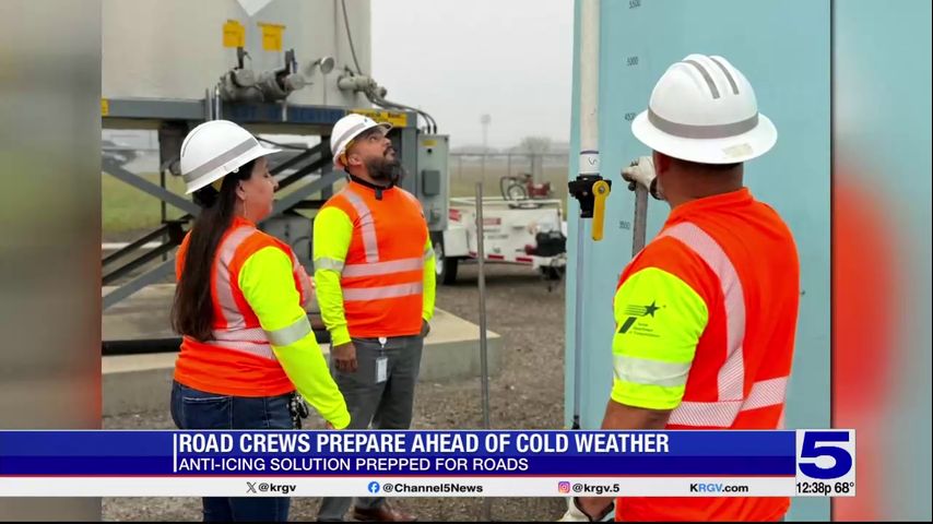 TXDOT prepares Valley roads ahead of cold weather