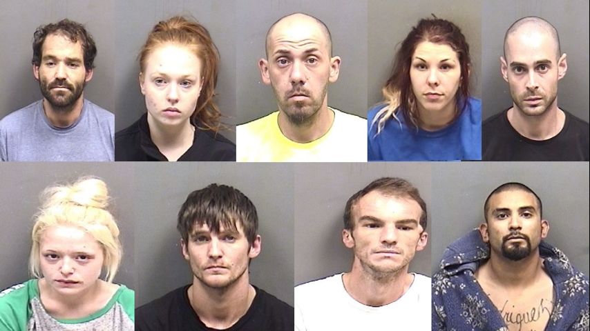 Nine arrested for drug charges in Ascension Parish