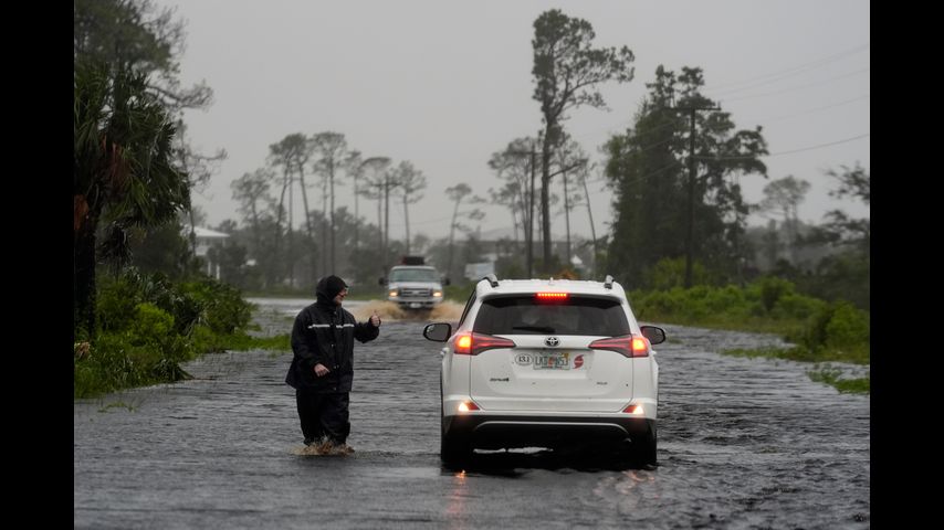 Slow-moving Tropical Storm Debby bringing torrential rains and flooding to southeastern US