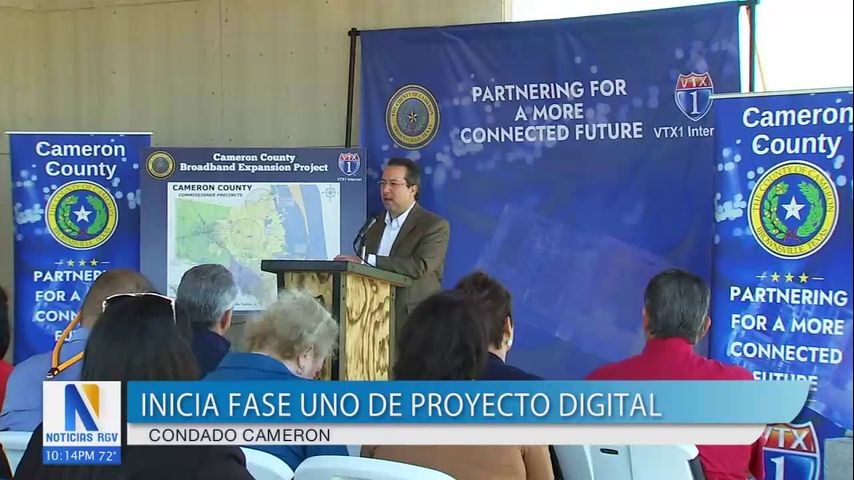 Inicia fase uno de proyecto digital en condado Cameron