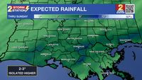 Thursday PM Forecast: A few more waves of rain possible in the capital area