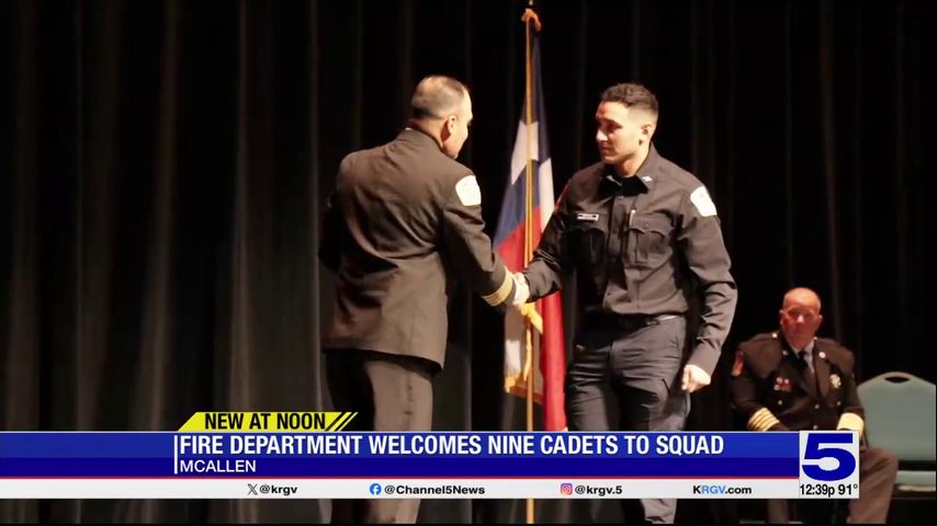 McAllen Fire Department welcomes nine cadets to the squad