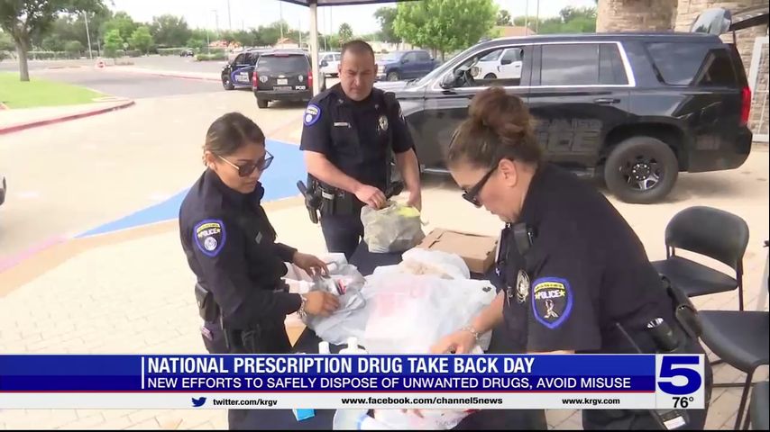 Local law enforcement agencies raise awareness on safely disposing prescription medications
