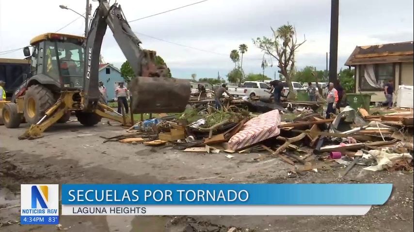 Residentes de Laguna Heights continúan enfrentando las secuelas por el tornado