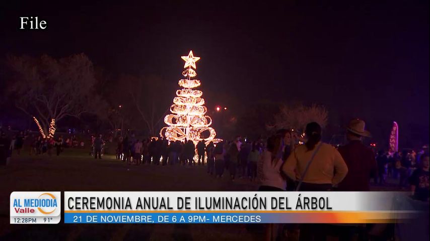 Mercedes invita a la comunidad a la ceremonia anual de iluminación del árbol