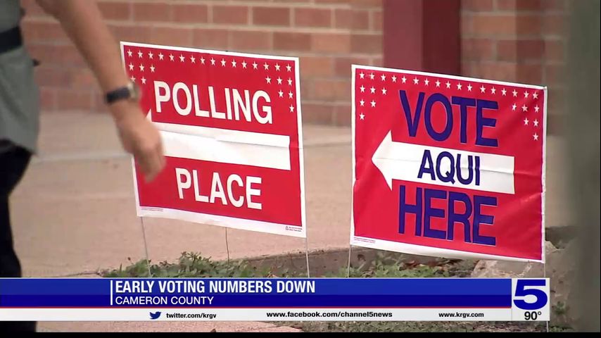 Cameron County sees low early voting turnout