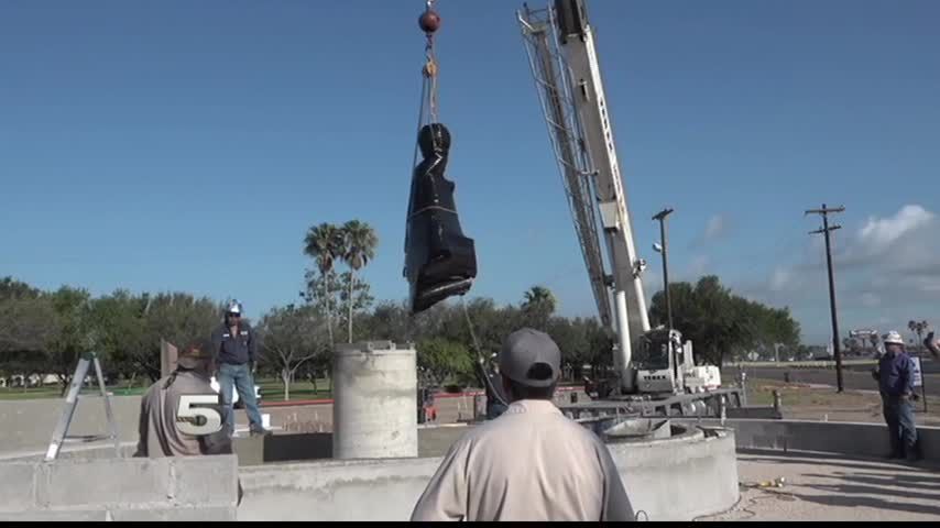 New Welcome Center at Basilica in San Juan Receives Statue of La Virgen